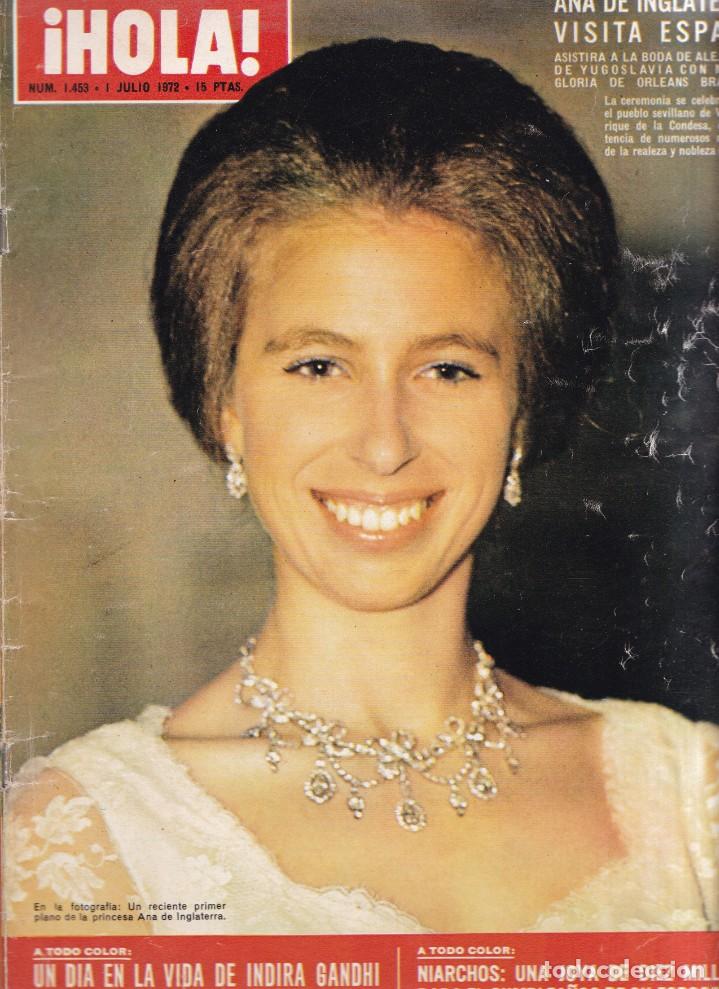 Coleccionismo de Revista Hola: ! HOLA &iexcl; - N&ordm; 1.453 - 1 DE JULIO DE 1972