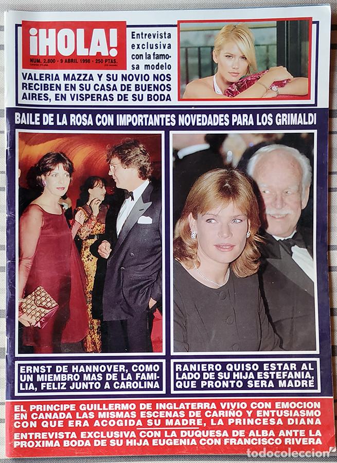 Sammeln von Zeitschriften &iexcl;Hola!: HOLA n&ordm; 2.800 abril 1998