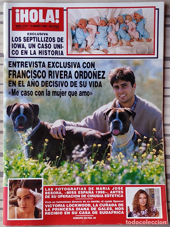 Coleccionismo de Revista Hola: HOLA n&ordm; 2.797 marzo 1998