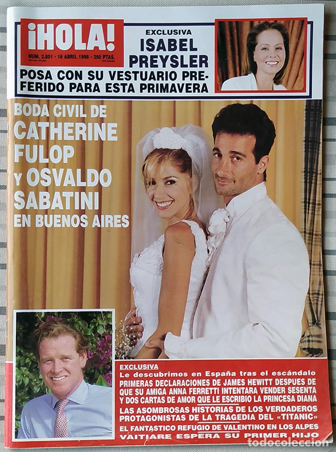 Coleccionismo de Revista Hola: HOLA n&ordm; 2.801 abril 1998
