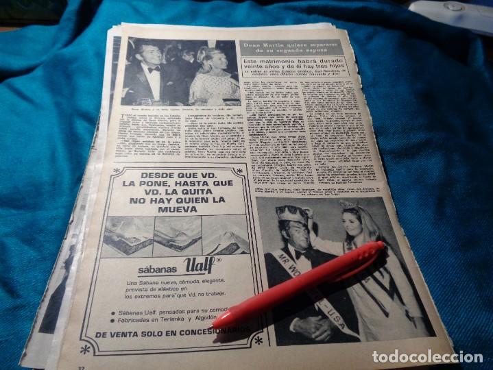 Collezionismo di Rivista &iexcl;Hola!: RECORTE : MISS ESTADOS UNIDOS, CON DEAN MARTIN. HOLA, DCMBRE 1969(#)