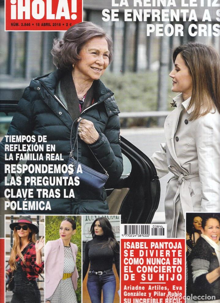 Coleccionismo de Revista Hola: ! HOLA &iexcl; - N&ordm; 3.846 - 18 ABRIL 2018