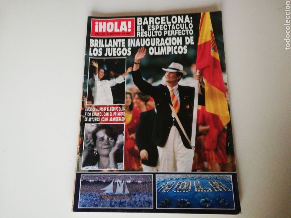 Collection Magazine &iexcl;Hola!: Revista HOLA NUM. 2504. A&Ntilde;O 1992. INAUGURACI&Oacute;N JUEGOS OL&Iacute;MPICOS BARCELONA 1992