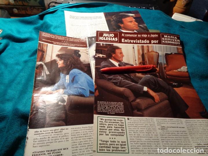 Sammeln von Zeitschriften &iexcl;Hola!: RECORTE : JULIO IGLESIAS ENTREVISTADO POR MARIA SHRIVER KENNEDY. HOLA, ABRIL 1987 (#)