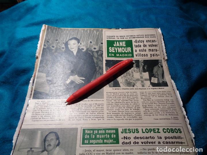 Sammeln von Zeitschriften &iexcl;Hola!: RECORTE : JANE SEYMOUR, DE NUEVO EN ESPA&Ntilde;A. HOLA, MARZO 1987 (#)