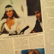Coleccionismo de Revista Hola: REVISTA HOLA AÑO 1986 QUINTO CAPÍTULO MEMORIAS ANA OBREGÓN, FOTOS CON STEVIE WONDER. Lote 314576543