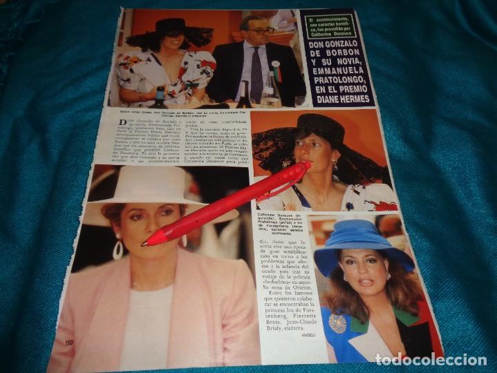 Colecionismo da Revista &iexcl;Hola!: RECORTE : CATHERINE DENEUVE, EN EL PREMIO DIANE HERMES. HOLA, JULIO 1992(#)