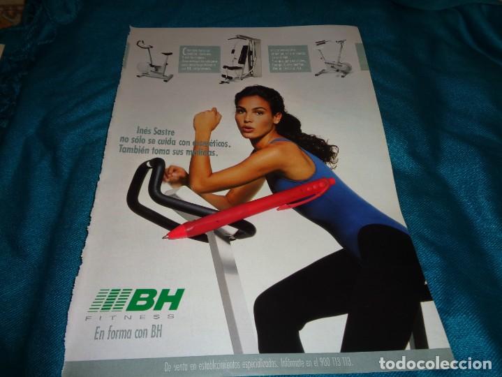 Colecionismo da Revista &iexcl;Hola!: RECORTE : INES SASTRE, PUBLICIDAD BH FITNESS. HOLA, JULIO 1992(#)