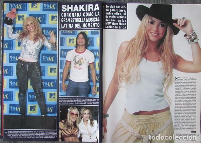 Coleccionismo de Revista Hola: RECORTE REVISTA HOLA N.&ordm; 3039 2002 SHAKIRA 3 PGS