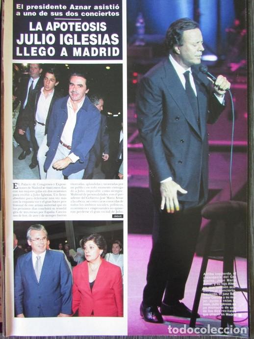 Coleccionismo de Revista Hola: RECORTE REVISTA HOLA N.&ordm; 3035 2002 JULIO IGLESIAS. 2 PGS