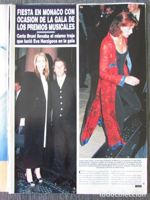 Coleccionismo de Revista Hola: RECORTE REVISTA HOLA N.&ordm; 2751 1997 ESTEFAN&Iacute;A DE M&Oacute;NACO, VALERIA MAZZA, JULIO IGLESIAS