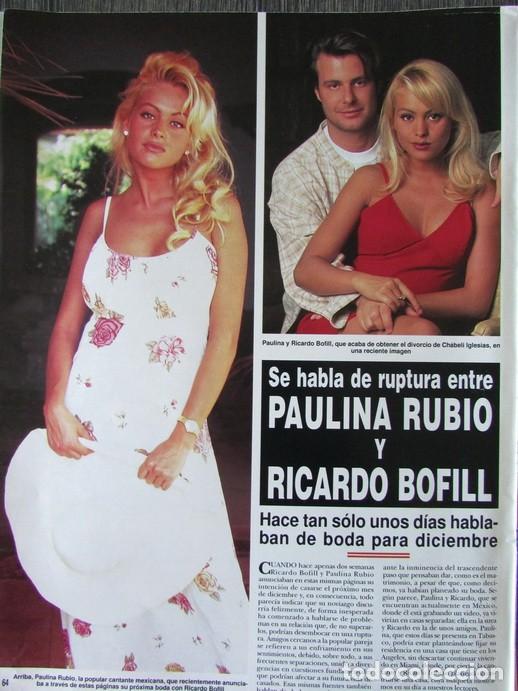 Collezionismo di Rivista &iexcl;Hola!: RECORTE REVISTA HOLA N.&ordm; 2751 1997 PAULINA RUBIO Y RICARDO BOFILL