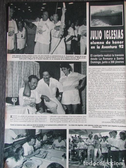 Coleccionismo de Revista Hola: RECORTE REVISTA HOLA N.&ordm; 2304 1988 JULIO IGLESIAS