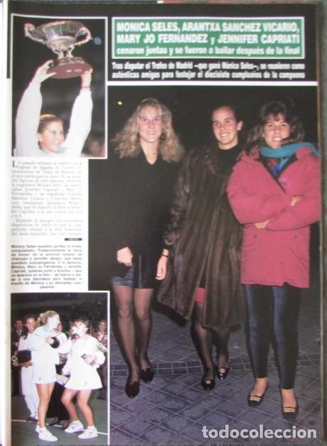 Colecionismo da Revista &iexcl;Hola!: RECORTE REVISTA HOLA N.&ordm; 2419 1990 M&Oacute;NICA SELES, ARANTXA S&Aacute;NCHEZ VICARIO, MARY JO FERN&Aacute;NDEZ 5 PGS