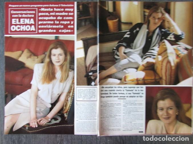 Coleccionismo de Revista Hola: RECORTE REVISTA HOLA N.&ordm; 2536 1993 ELENA OCHOA 4 P&Aacute;GS. ROC&Iacute;O JURADO Y PEDRO CARRASCO
