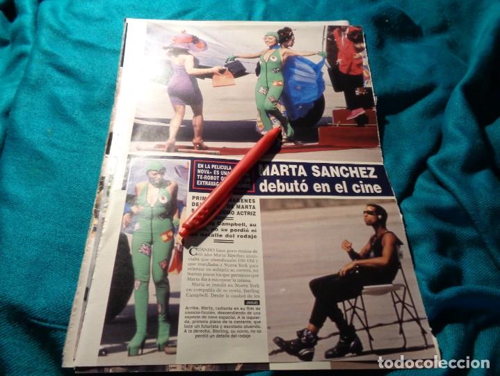Collectionnisme de Magazine &iexcl;Hola!: RECORTE : MARTA SANCHEZ, DEBUTA EN EL CINE CON SUPER NOVA. HOLA, JUNIO 1992 (#)