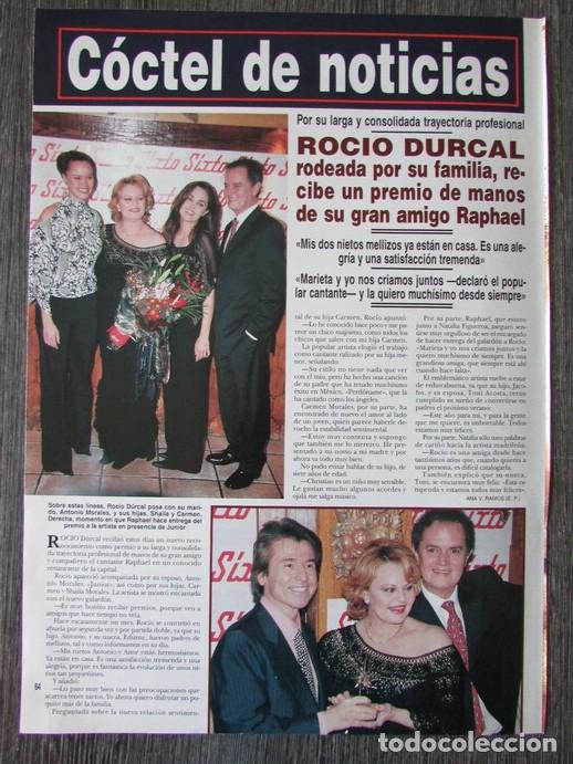 Coleccionismo de Revista Hola: RECORTE REVISTA HOLA N.&ordm; 3099 2003 ROC&Iacute;O D&Uacute;RCAL