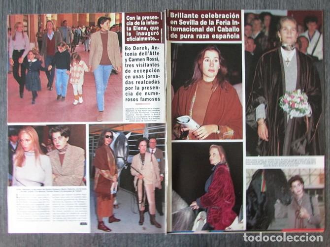 Coleccionismo de Revista Hola: RECORTE REVISTA HOLA N.&ordm; 2574 1993 BO DEREK, ANTONIA DELL'ATTE, CARMEN ROSSI 5 P&Aacute;GS