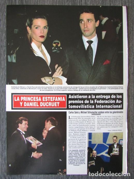 Coleccionismo de Revista Hola: RECORTE REVISTA HOLA 2628 1994 ESTEFAN&Iacute;A DE M&Oacute;NACO Y DANIEL DUCRUET