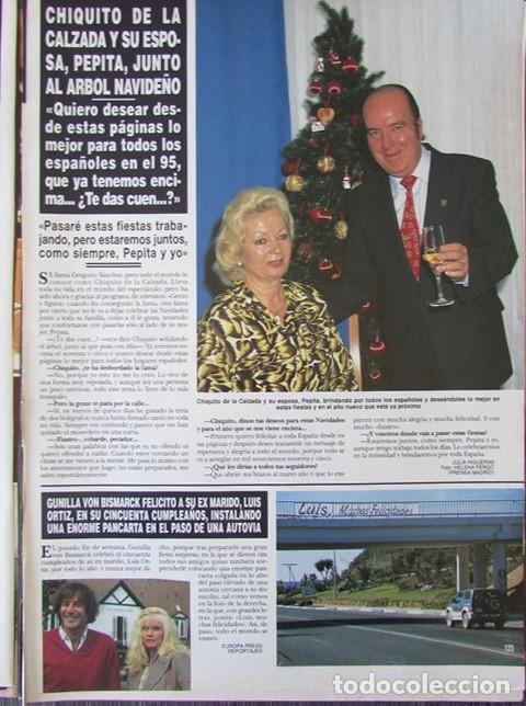 Coleccionismo de Revista Hola: RECORTE REVISTA HOLA 2628 1994 CHIQUITO DE LA CALZADA. RICHARD GERE