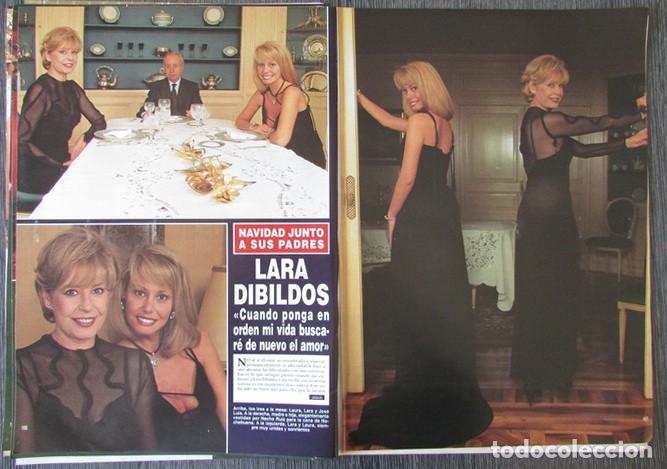 Coleccionismo de Revista Hola: RECORTE REVISTA HOLA 2628 1994 LARA DIBILDOS Y LAURA VALENZUELA. 3 P&Aacute;GS