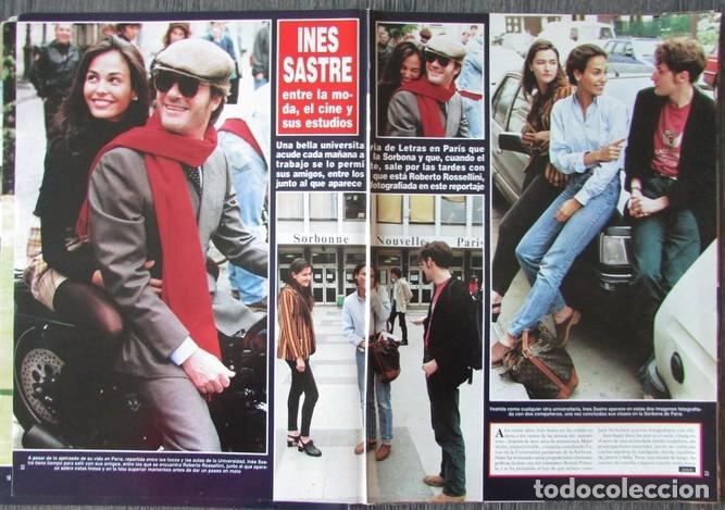 Colecionismo da Revista &iexcl;Hola!: RECORTE REVISTA HOLA 2607 1994 IN&Eacute;S SASTRE 4 P&Aacute;GS