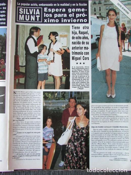 Coleccionismo de Revista Hola: RECORTE REVISTA HOLA 2607 1994 SILVIA MUNT.