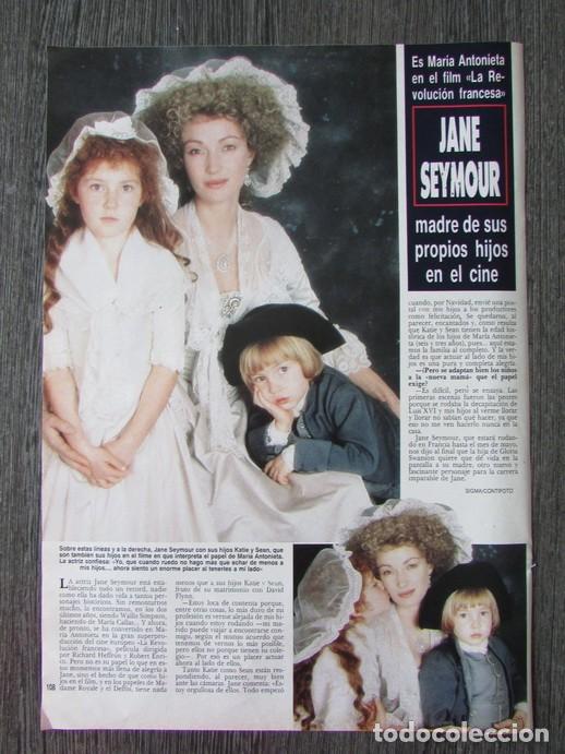 Colecionismo da Revista &iexcl;Hola!: RECORTE REVISTA HOLA N.&ordm; 2326 1989 JANE SEYMOUR