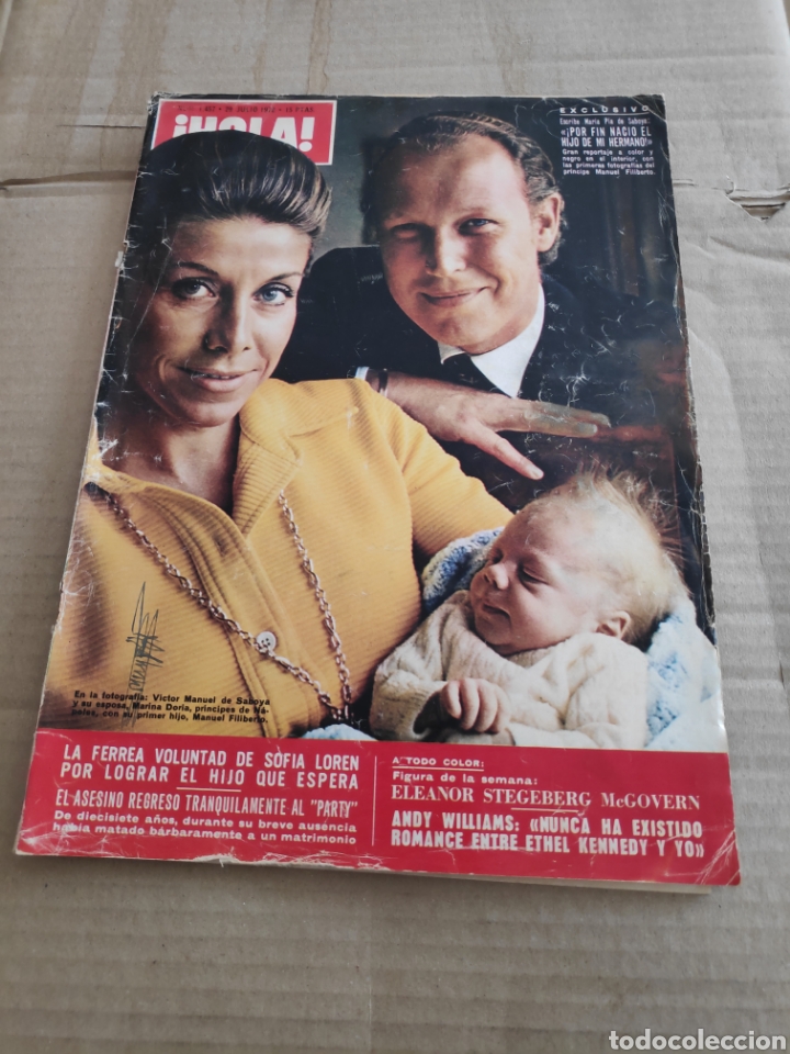 Coleccionismo de Revista Hola: HOLA LOLITA FLORES ADAMO JANE FONDA PETULA CLARK FRANK SINATRA ROMY SCHNEIDER PAUL MC CARTNEY