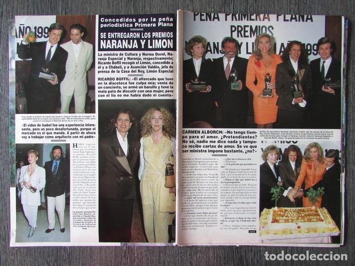 Coleccionismo de Revista Hola: RECORTE REVISTA HOLA N.&ordm; 1590 1994 NORMA DUVAL, PALOMA SAN BASILIO, ROC&Iacute;O JURADO, RICARDO BOFILL