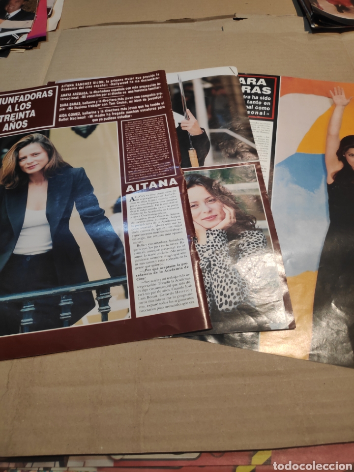 Coleccionismo de Revista Hola: P RECORTE 3 HOJAS AITANA SANCHEZ GIJON AMAYA ARZUAGA SARA BARAS AIDA GOMEZ HOLA