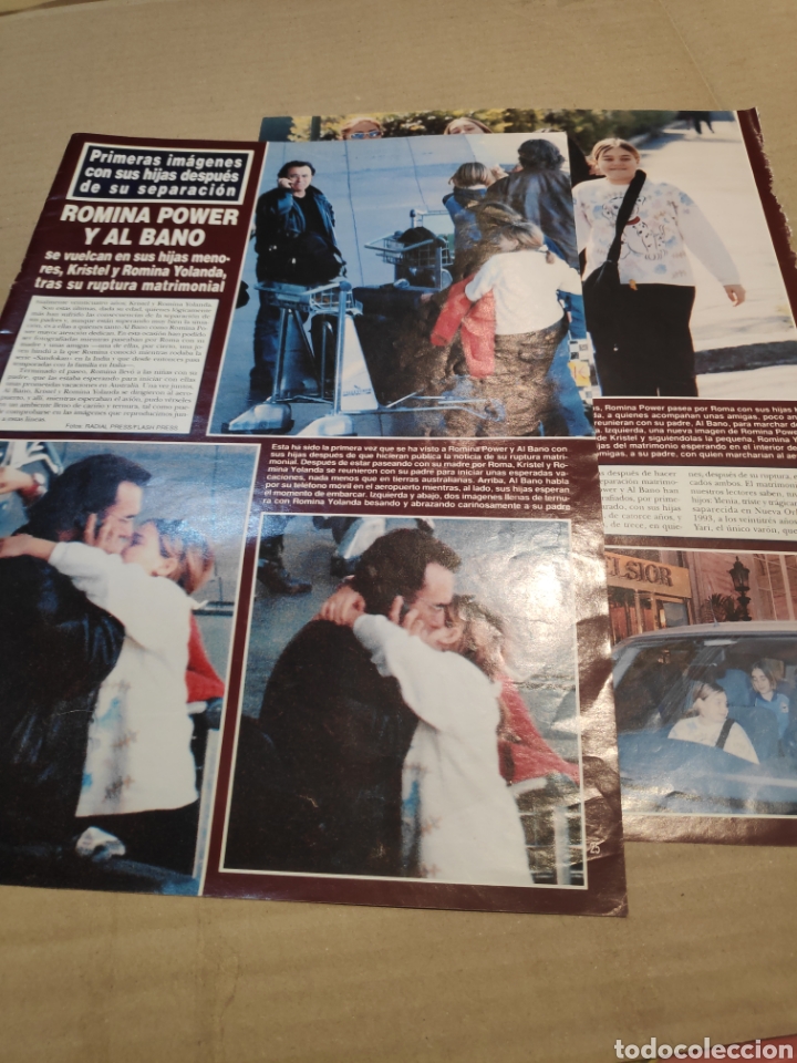 Coleccionismo de Revista Hola: P RECORTE 2 HOJAS ROMINA POWER AL BANO HOLA
