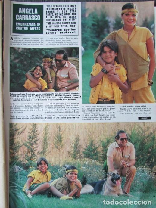 Coleccionismo de Revista Hola: RECORTE HOLA N.&ordm; 2086 1984 &Aacute;NGELA CARRASCO 3 P&Aacute;GS. MASSIEL 2 P&Aacute;GS, SORAYA 3 P&Aacute;GS
