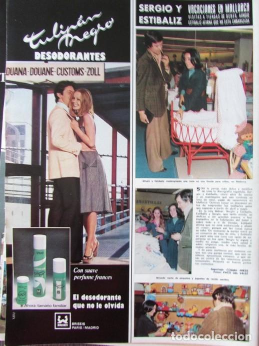Sammeln von Zeitschriften &iexcl;Hola!: RECORTE REVISTA HOLA N&ordm; 1651 1976 SERGIO Y ESTIBALIZ