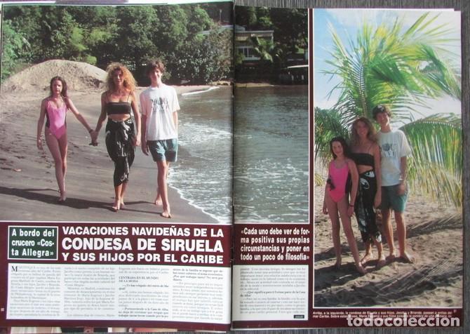 Coleccionismo de Revista Hola: RECORTE REVISTA HOLA N&ordm; 2631 1995 CONDESA DE SIRUELA 4 P&Aacute;GS. MASSIEL 2 P&Aacute;GS. DAVID HASSELHOFF 4 PGS