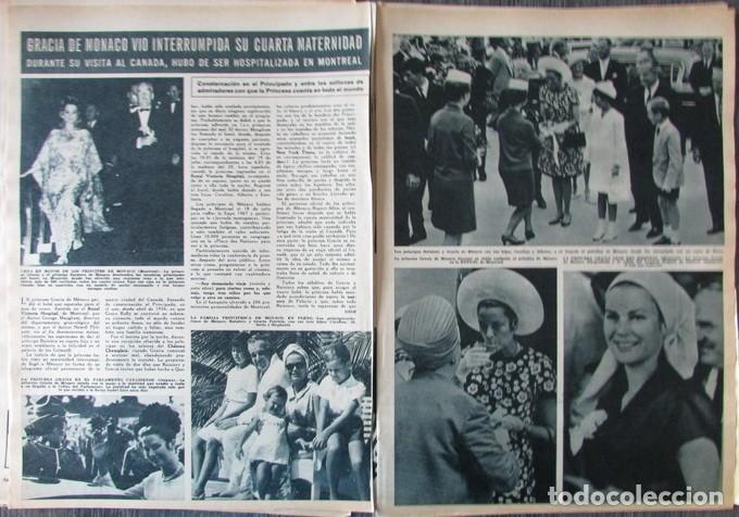 Colecionismo da Revista &iexcl;Hola!: RECORTE HOLA N.&ordm; 1196 1967 GRACIA DE M&Oacute;NACO 3 P&Aacute;GS