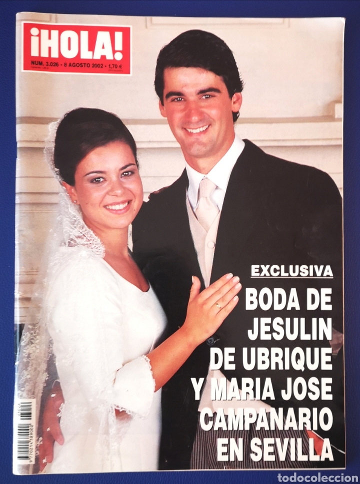 Coleccionismo de Revista Hola: &iexcl;HOLA! BODA JESULIN DE UBRIQUE - CAMPANARIO - 08 08 2002