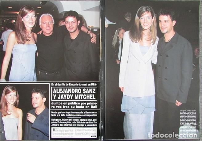 Coleccionismo de Revista Hola: RECORTE REVISTA HOLA N.&ordm; 2848 1999 ALEJANDRO SANZ, JAYDY MITCHEL. 6 P&Aacute;GS