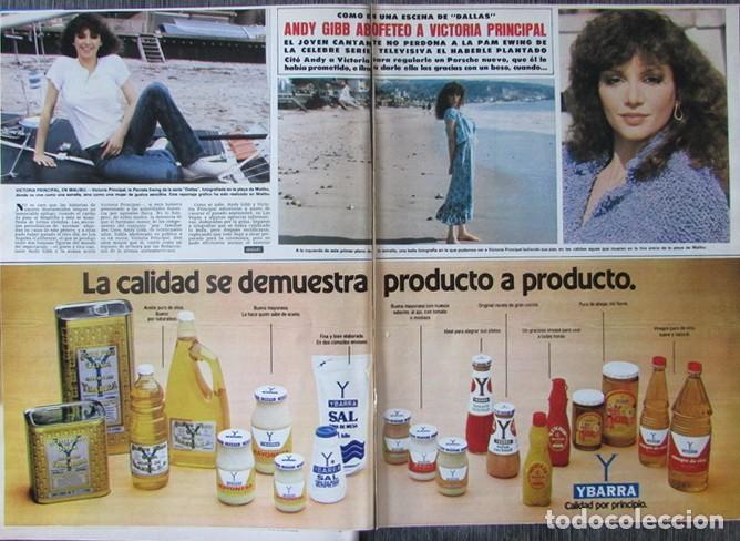 Coleccionismo de Revista Hola: RECORTE REVISTA HOLA N.&ordm; 1971 1982 VICTORIA PRINCIPAL 3 P&Aacute;GS. . HOJA PUBLICIDAD MOTO VESPA
