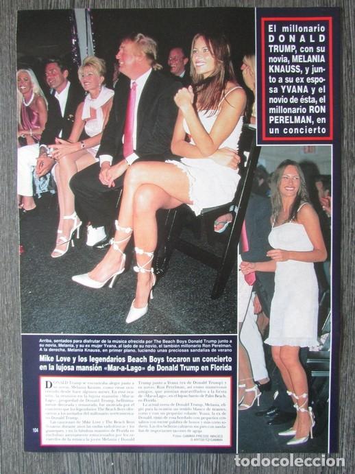 Collection Magazine &iexcl;Hola!: RECORTE REVISTA HOLA N.&ordm; 2853 1999 DONALD TRUMP Y MELANIA KNAUSS