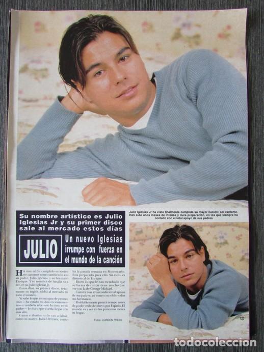 Coleccionismo de Revista Hola: RECORTE HOLA N.&ordm; 2854 1999 JULIO IGLESIAS JR. BENAZIR BHUTTO