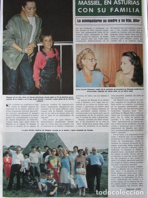 Coleccionismo de Revista Hola: RECORTE HOLA N.&ordm; 1998 1982 MASSIEL