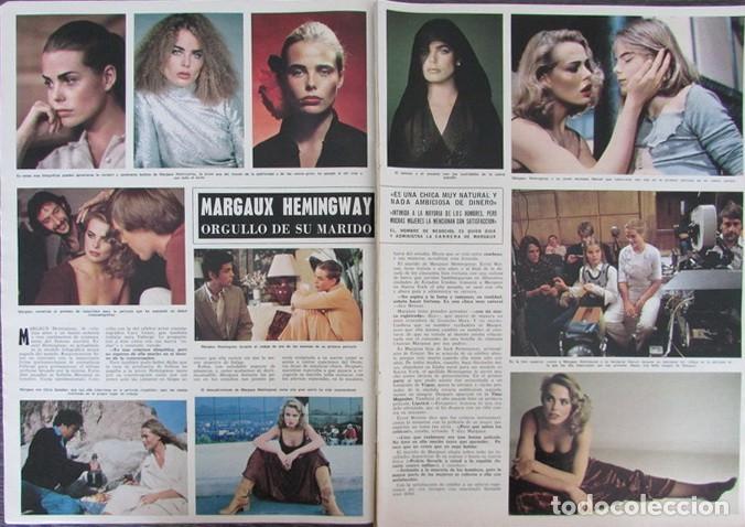 Coleccionismo de Revista Hola: RECORTE REVISTA HOLA 1663 1976 MARGAUX HEMINGWAY. PORTADA Y 2 PGS