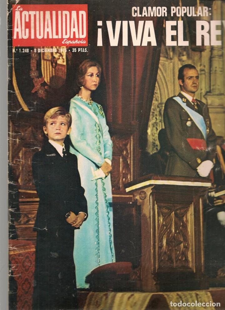 Coleccionismo de Revista Hola: &iexcl; HOLA !. N&ordm; 1631. EL CAUDILLO HA MUERTO. AVA GARDNER / ROCIO DURCAL /AMPARO MU&Ntilde;OZ. 29/11/75(B/35.2)