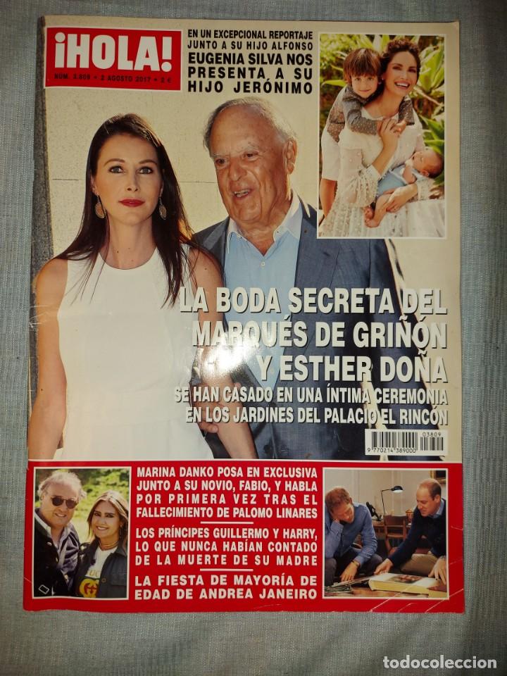 Sammeln von Zeitschriften &iexcl;Hola!: Revista Hola boda secreta del Marques de Gri&ntilde;ony Esther Don&ntilde;a n&ordm;3809