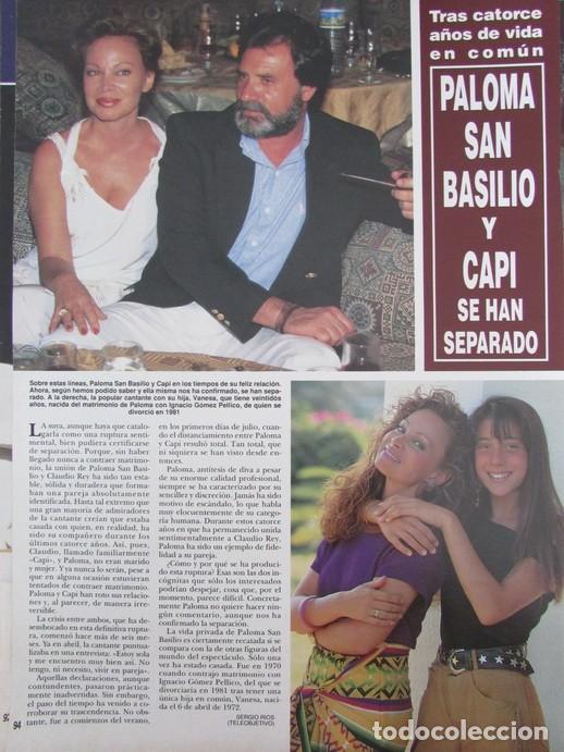 Coleccionismo de Revista Hola: RECORTE REVISTA HOLA N.&ordm; 2623 1994 PALOMA SAN BASILIO