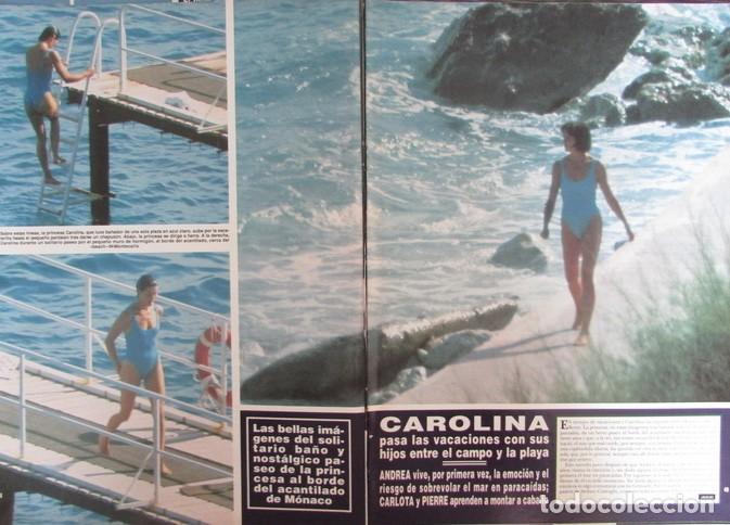 Coleccionismo de Revista Hola: RECORTE REVISTA HOLA N.&ordm; 2555 1993 CAROLINA DE M&Oacute;NACO 5 P&Aacute;GS. ROC&Iacute;O JURADO. CONCHA VELASCO