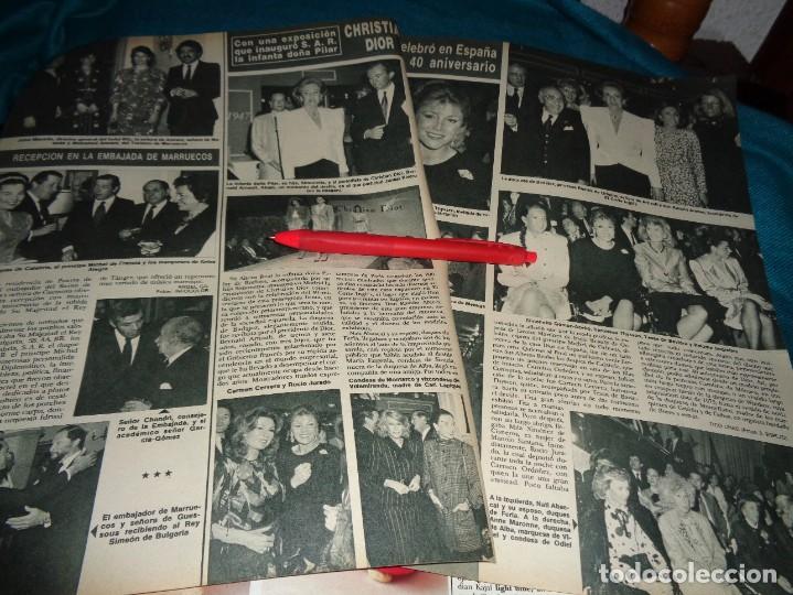 Sammeln von Zeitschriften &iexcl;Hola!: RECORTE : CHRISTIAN DIOR, 40 A&Ntilde;OS EN ESPA&Ntilde;A : CARMEN CERVERA, ROCIO JURADO. HOLA, MARZO 1987(#)