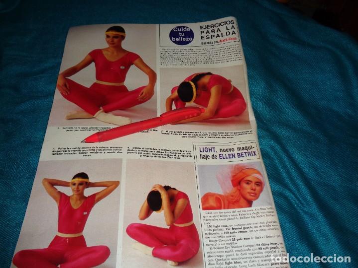 Sammeln von Zeitschriften &iexcl;Hola!: RECORTE : GIMNASIA CON JUNCAL RIVERO : EJERCIOS PARA LA ESPALDA. HOLA, MARZO 1987(#)