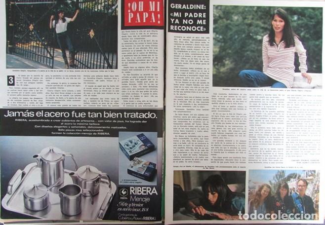 Sammeln von Zeitschriften &iexcl;Hola!: RECORTE REVISTA HOLA N.&ordm; 1683 1976 GERALDINE CHAPLIN N.&ordm; 3